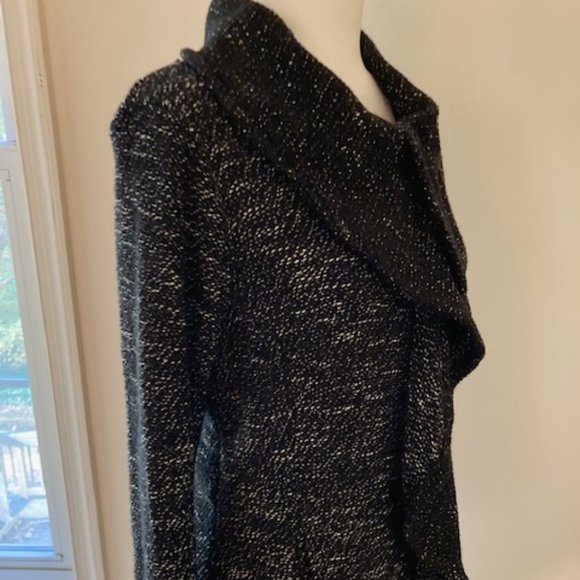 BNCI by Blanc Noir ruffle collar sweater, size Medium - Picture 6 of 10